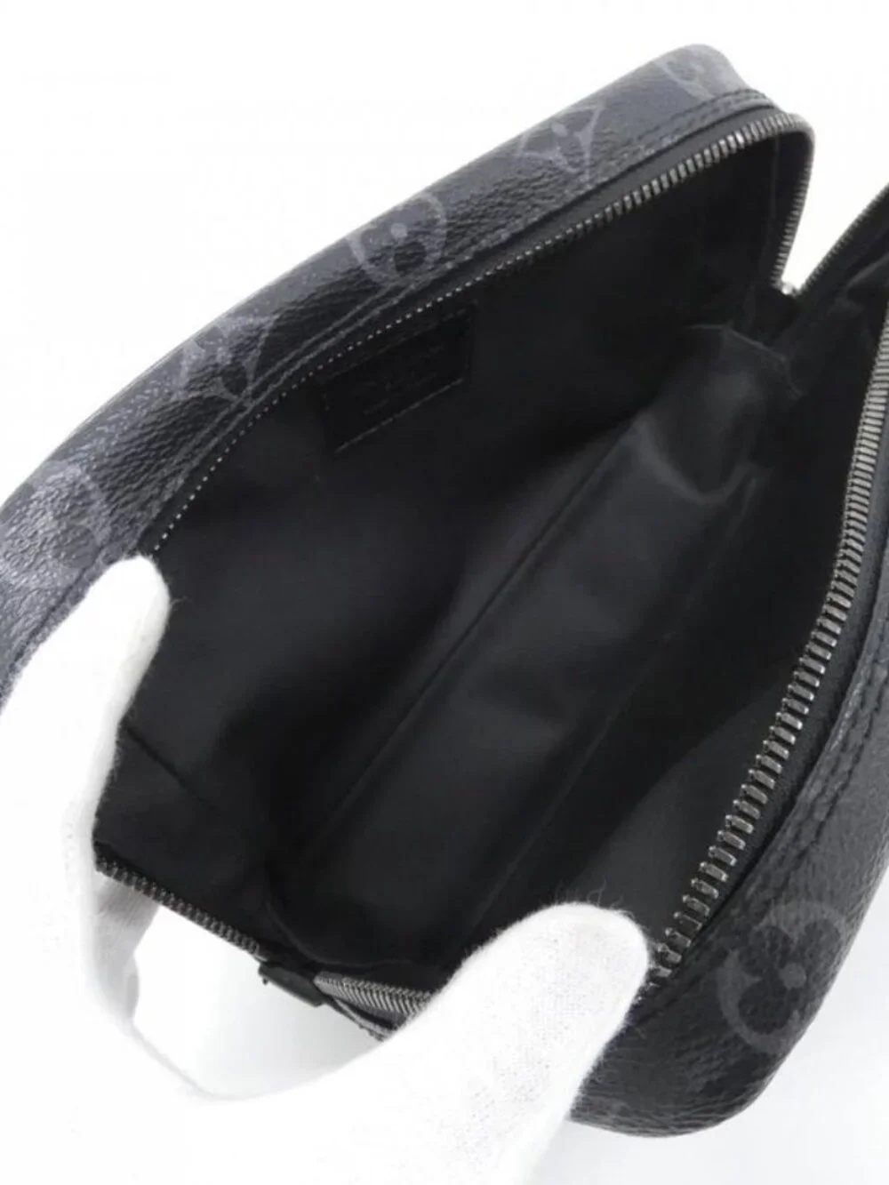 Louis Vuitton Monogram Eclipse Trousse Toilette PM Pouch - Picture 8 of 9